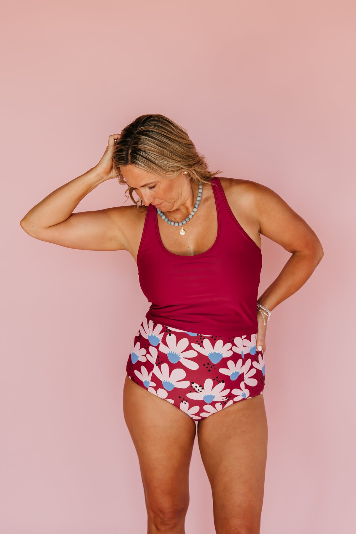 Pre-Order: High Waisted Bottoms Coneflower