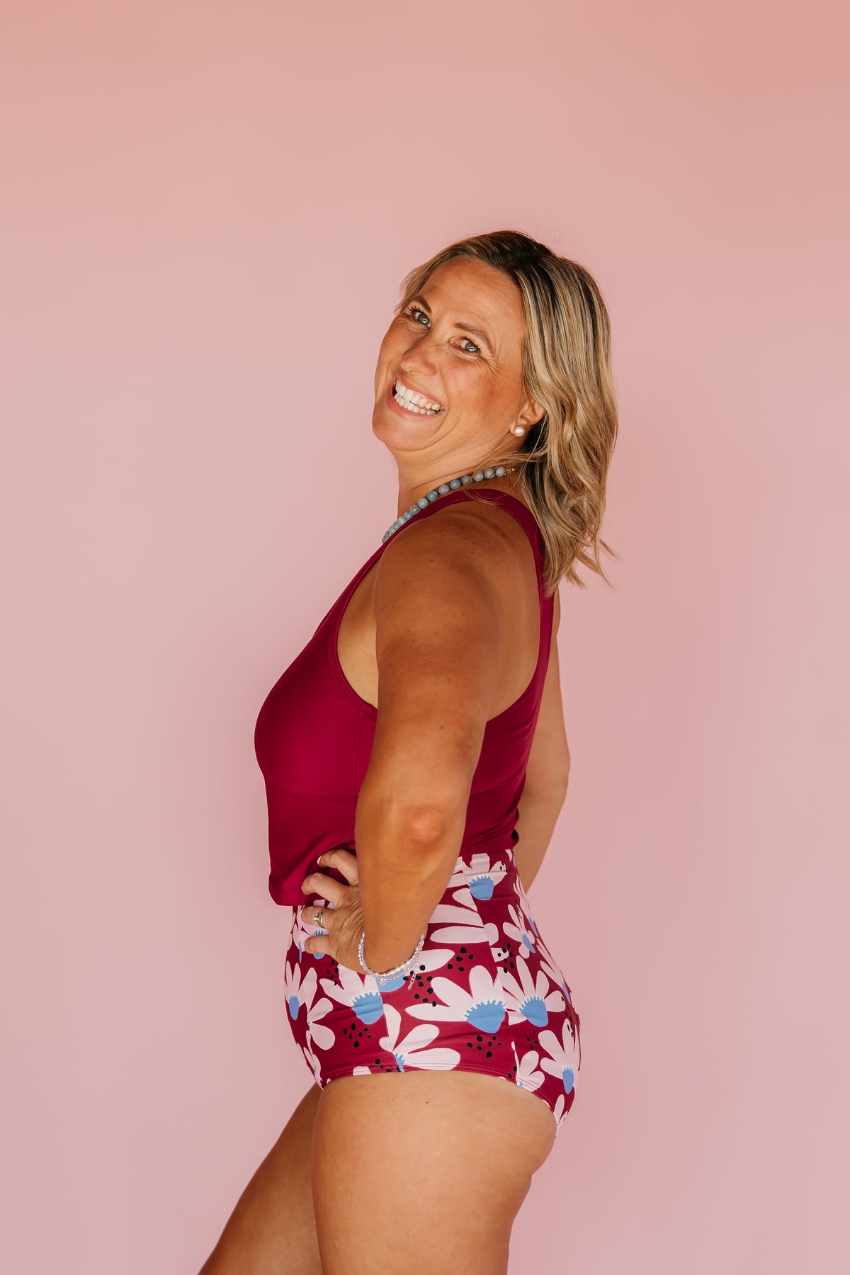 Pre-Order: High Waisted Bottoms Coneflower