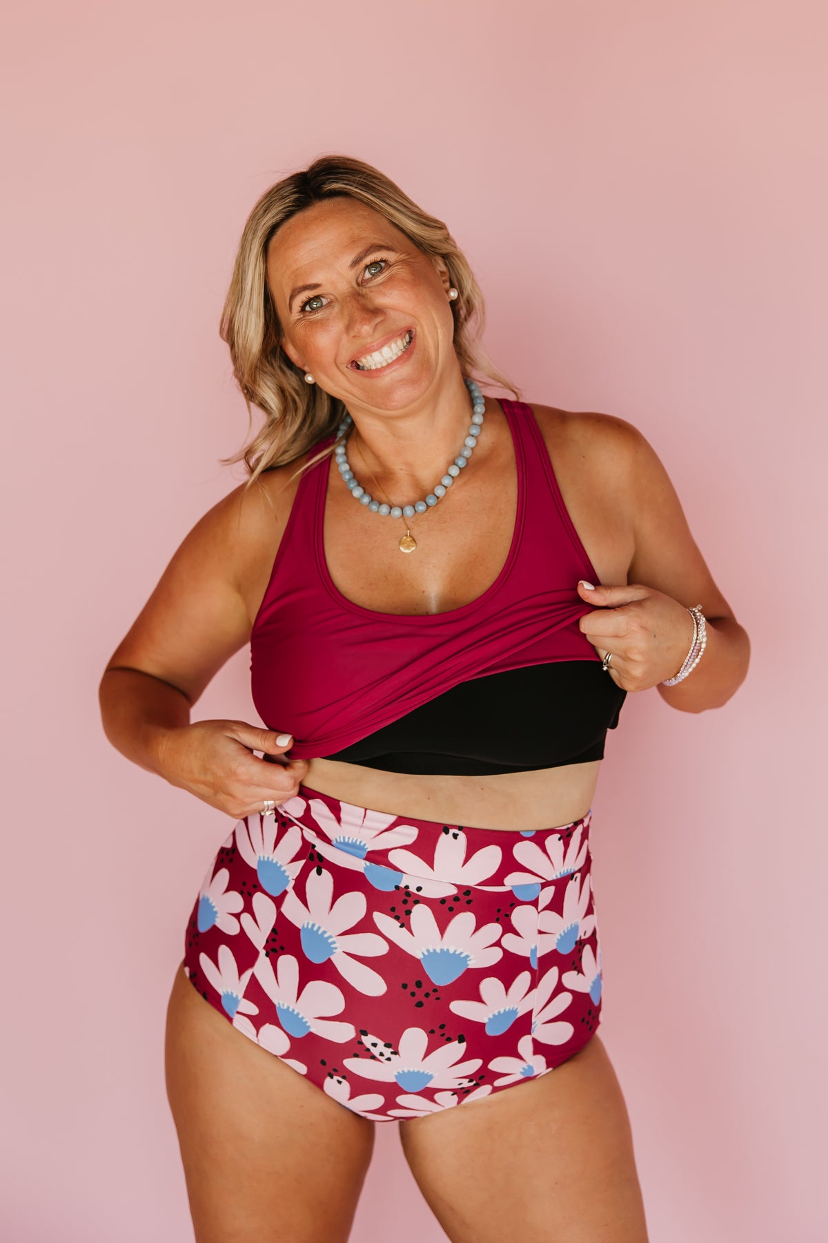 Pre-Order: High Waisted Bottoms Coneflower