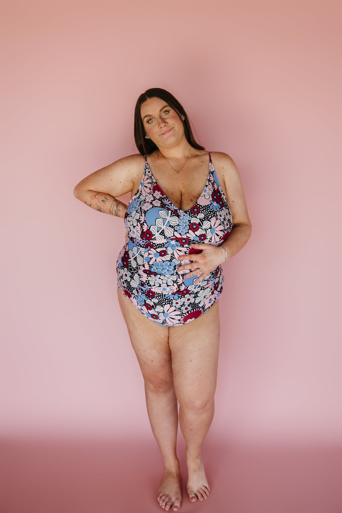Pre-Order: Ruched One Piece Velvet Meadow