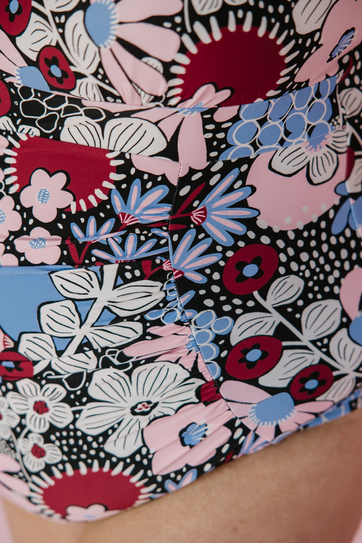 Pre-Order: Ruched One Piece Velvet Meadow