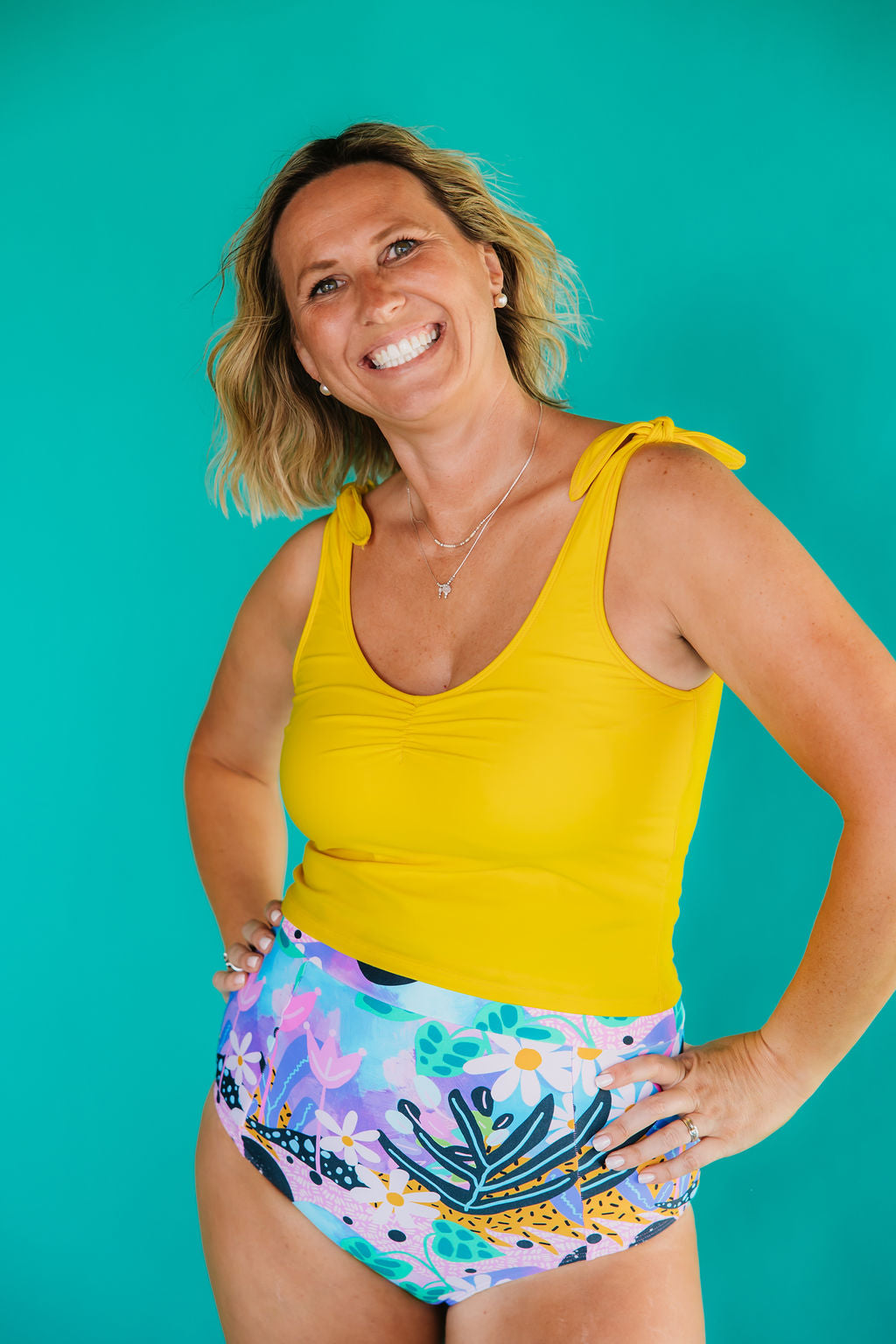 Last Pieces - Shoulder Tie Top Buttercup