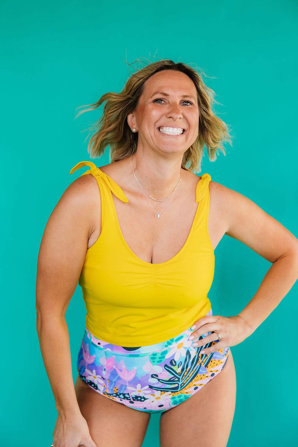 Last Pieces - Shoulder Tie Top Buttercup