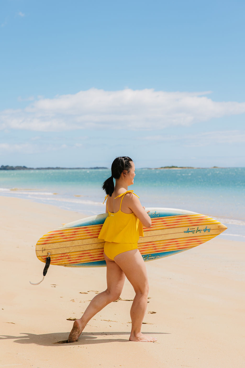 Last Pieces - Ruched High Waisted Bottoms Buttercup