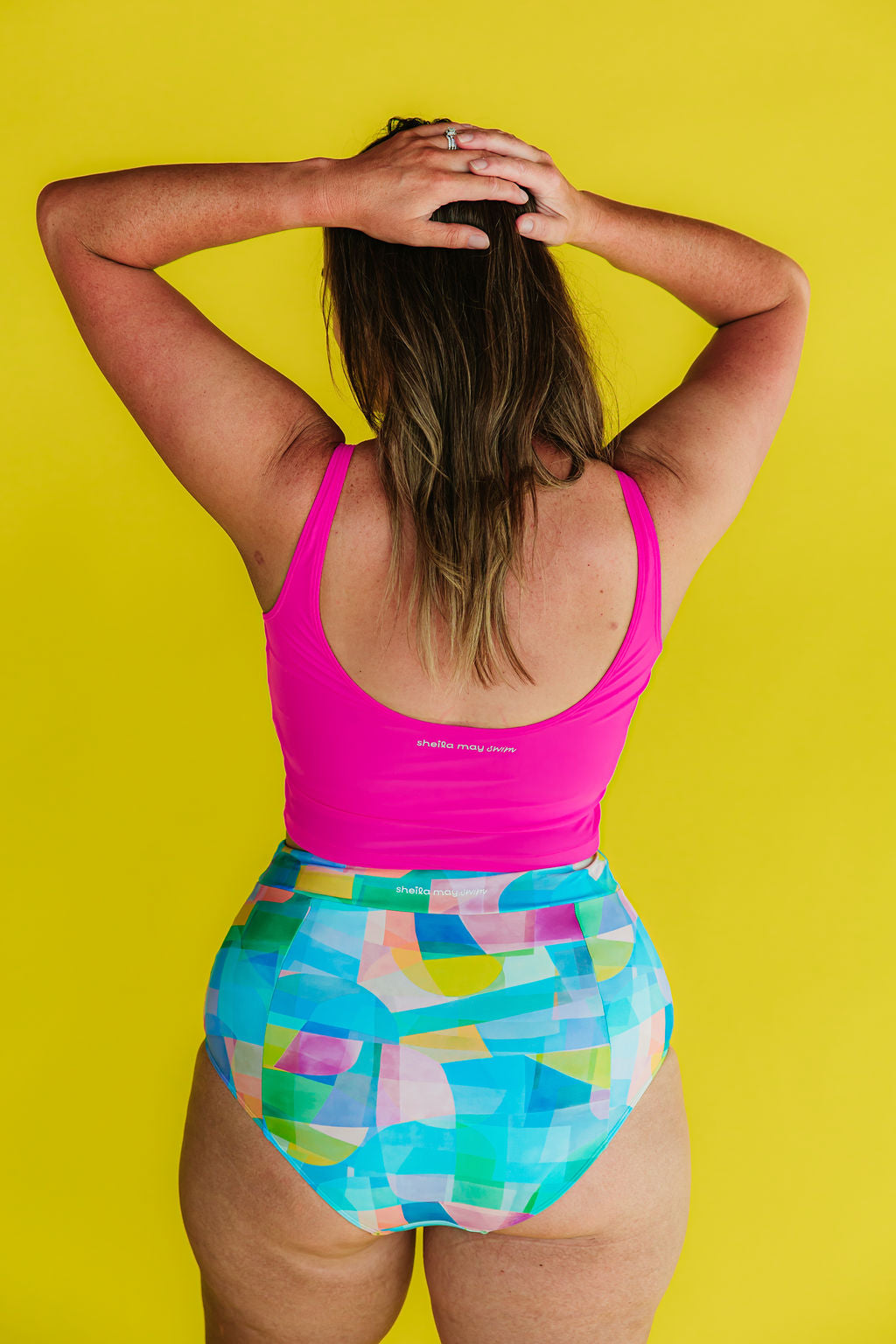 Last Pieces - Snap It Up Top Flamingo