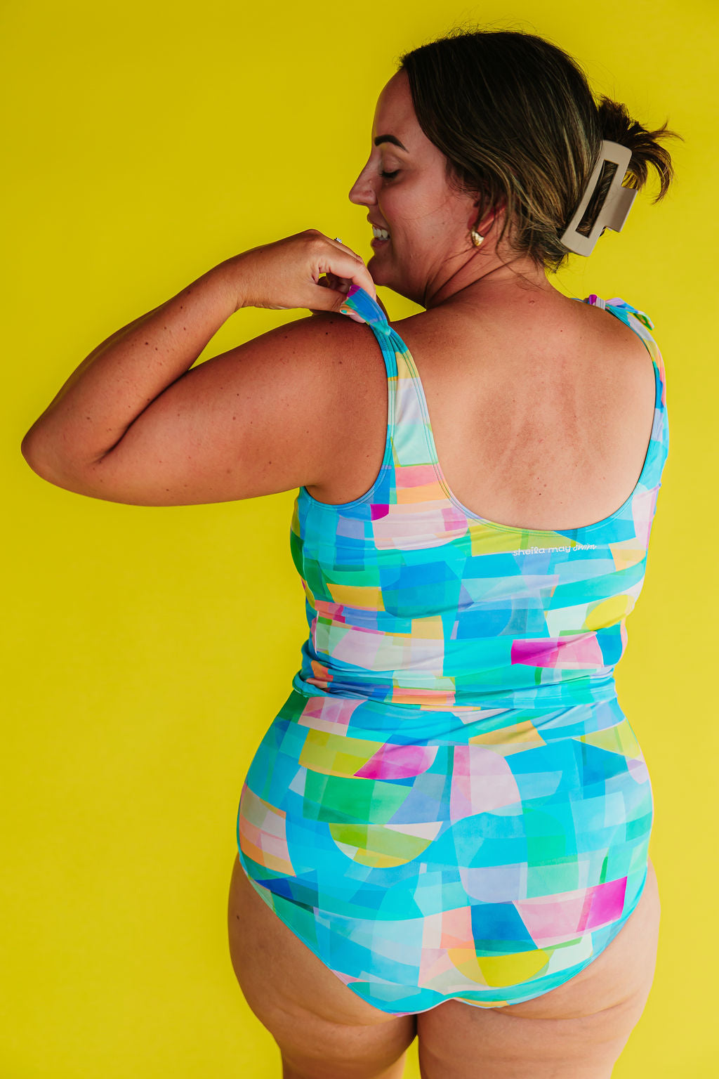 Last Pieces - Ruched High Waisted Bottoms Skylight