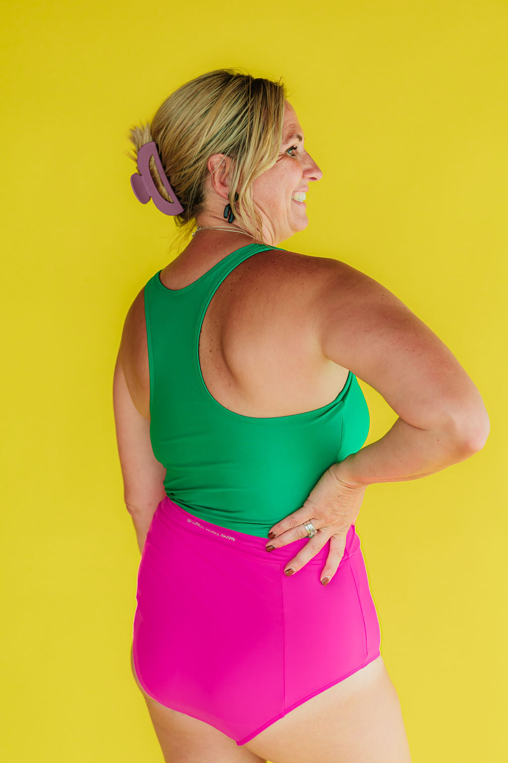 Last Pieces - High Cut Bottoms Flamingo