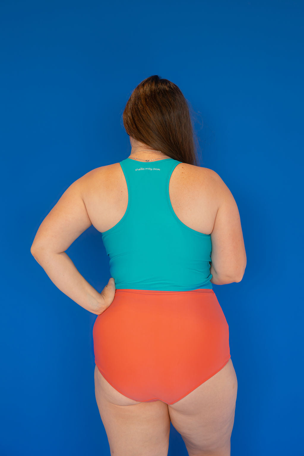 Racer Back Top Teal
