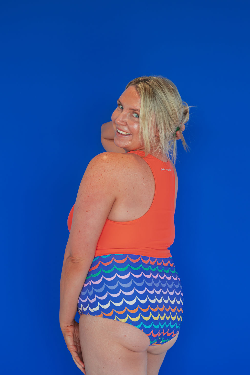Racer Back Top Coral