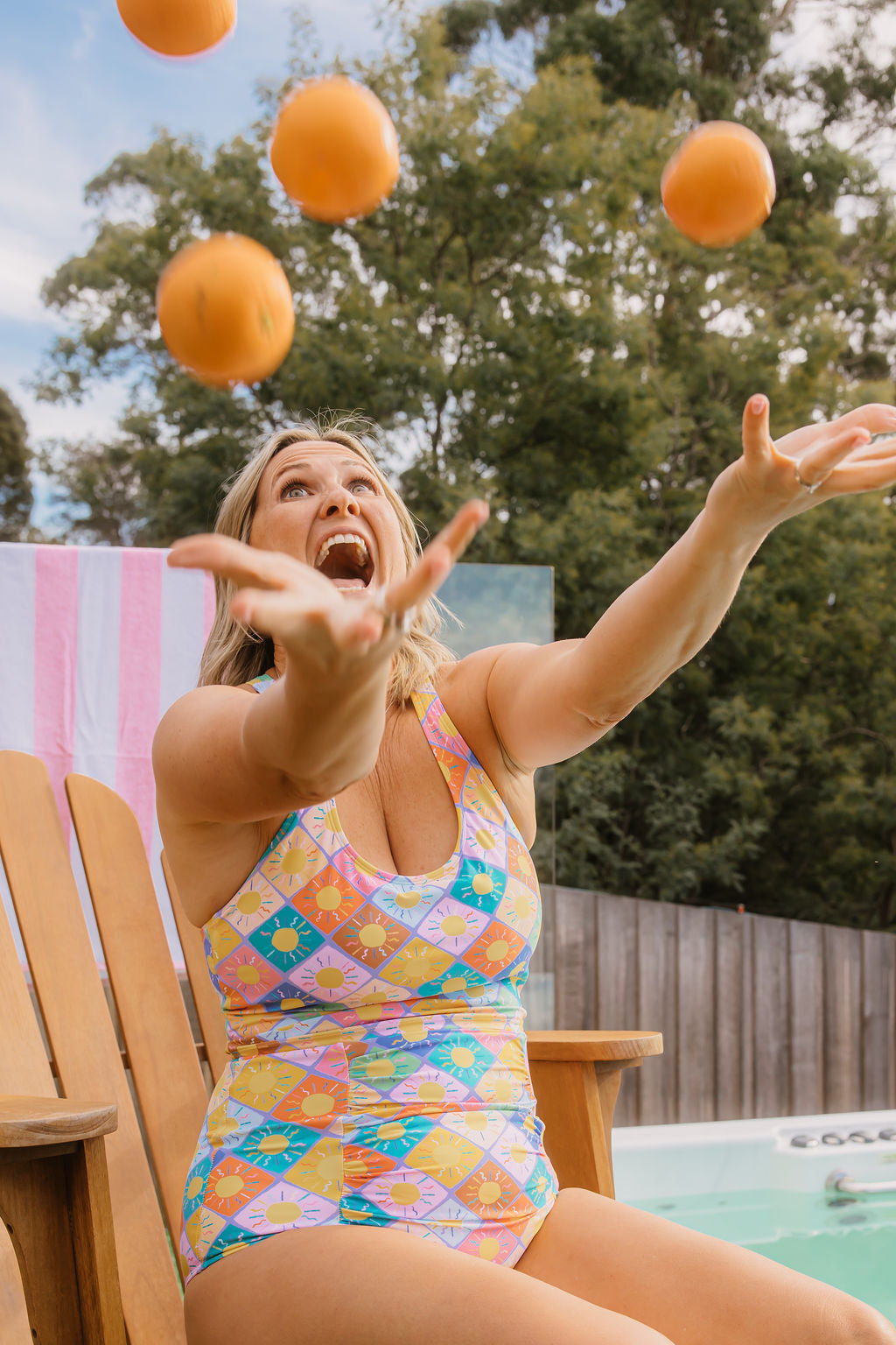 Racer Back Top Here Comes The Sun